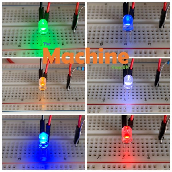 5mm clear LEDs