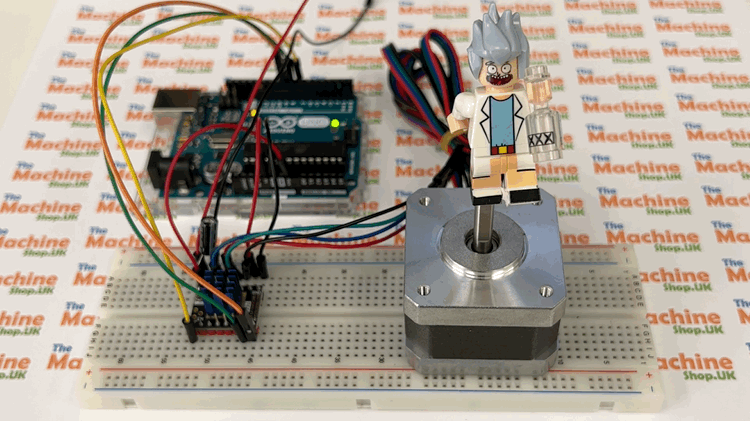 NEMA 23 Stepper Motor Pinout, features and example with Arduino